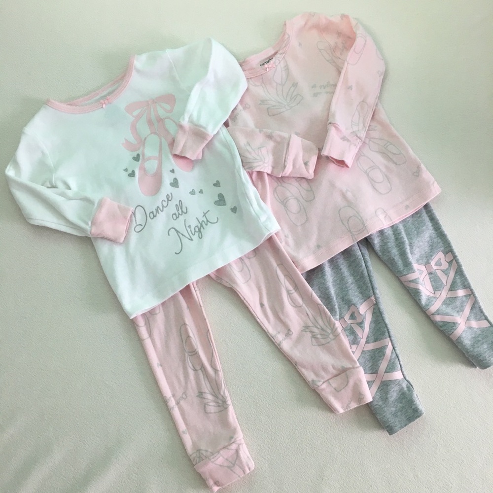 🩰 4-piece Ballerina Pajama Set by Carter’s 🩰